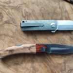 The start of a collection with two very different knives. Wich one do you like the most?