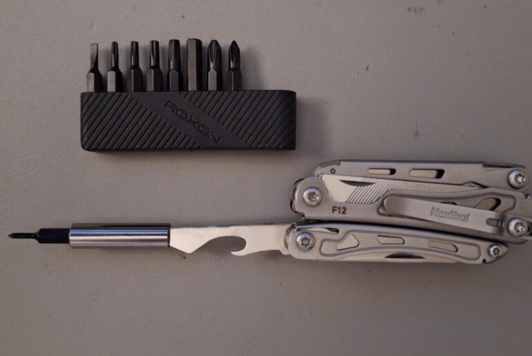 PSA: the Roxon 4mm bit kit works with the Nextool F12