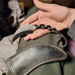 Got a twisted railroad spike karambit from Leather Unlimited