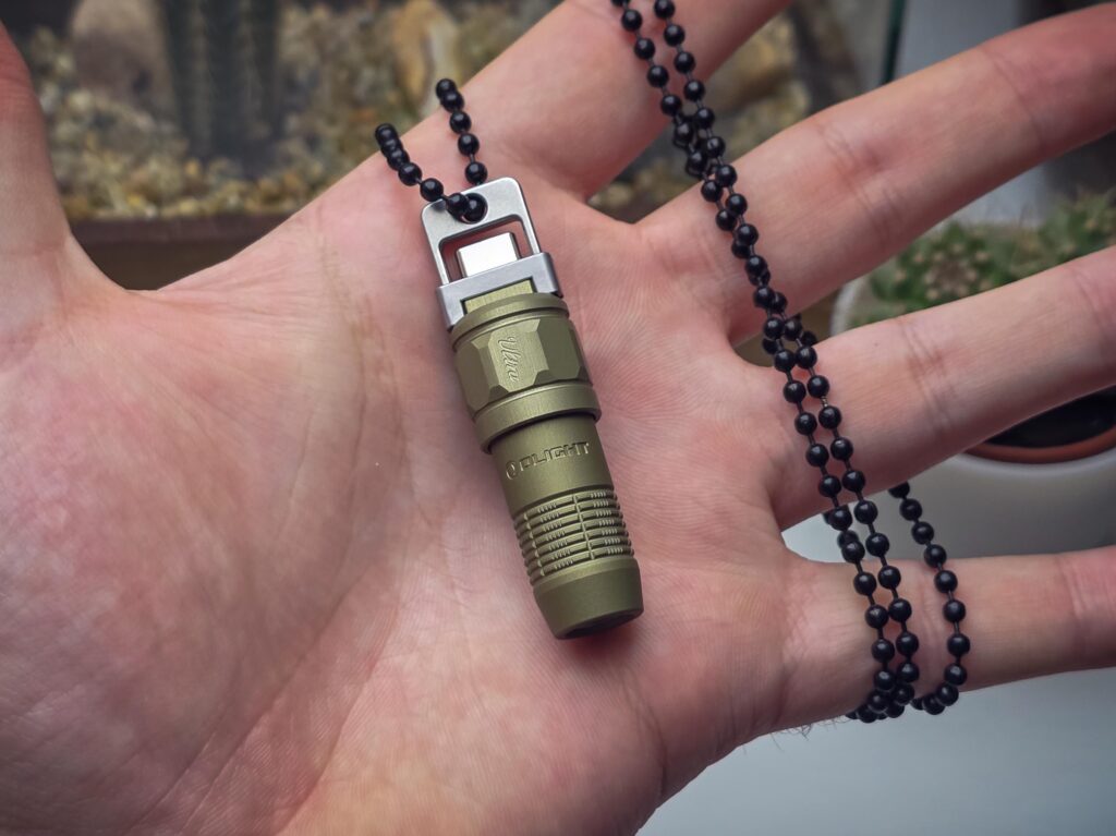 iultra as a neck carry flashlight is sweet!