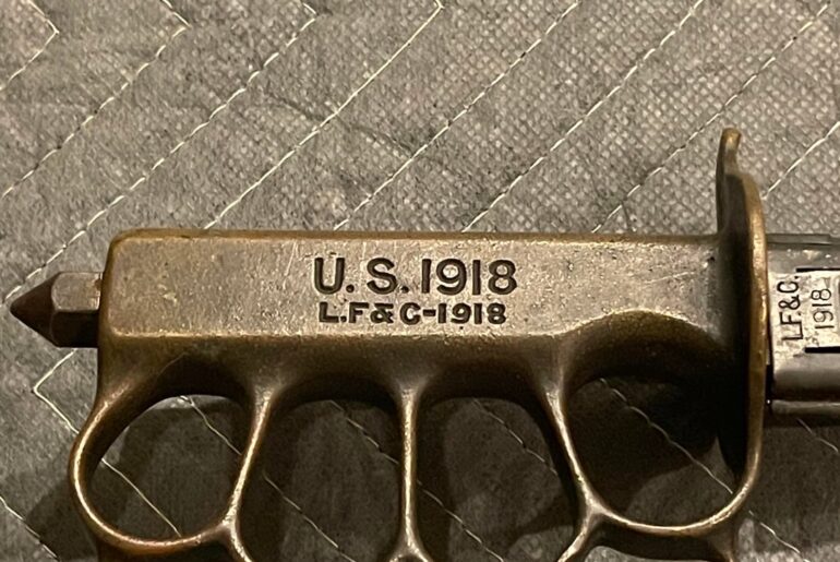 1918 Trench knife