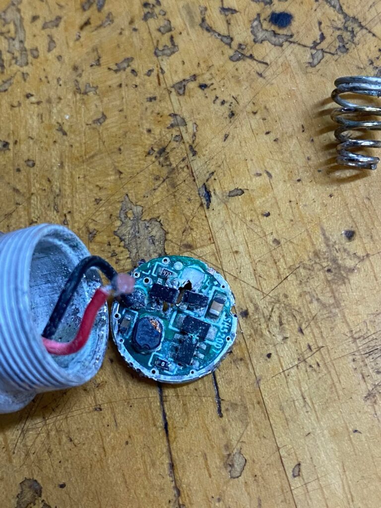 Can you help me fix my flashlight?