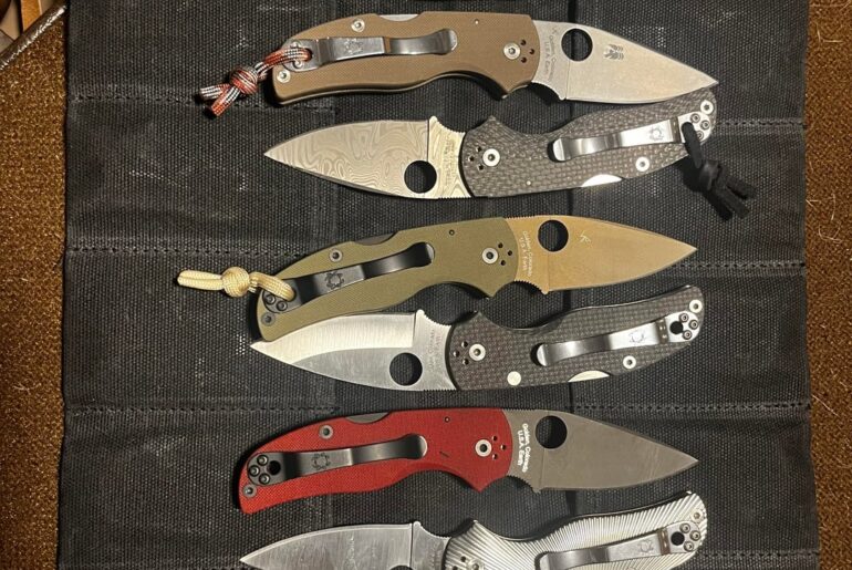 We were saying something about collecting the same knife in different steels yesterday