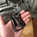 Keychain multitools bundled up together.