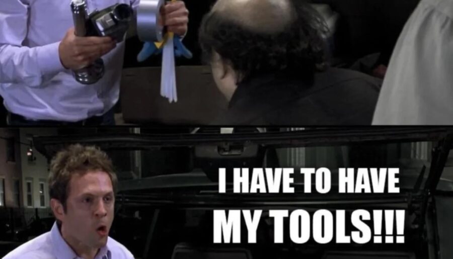 When someone asks me why i carry so much shit on my belt and in my pockets