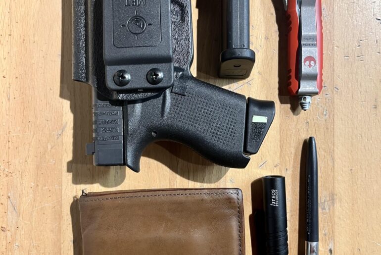 Pocket dump while in the shop