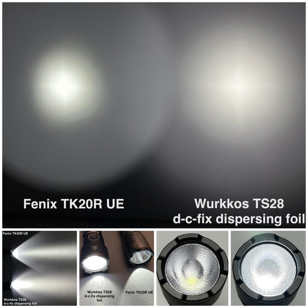 [NMD] Wurkkos TS28 + d-c-fix dispersing foil