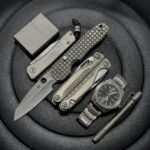 Today’s things… and I forgot to put my Ti Frag flashlight in the shot. 🤦🏻‍♂️