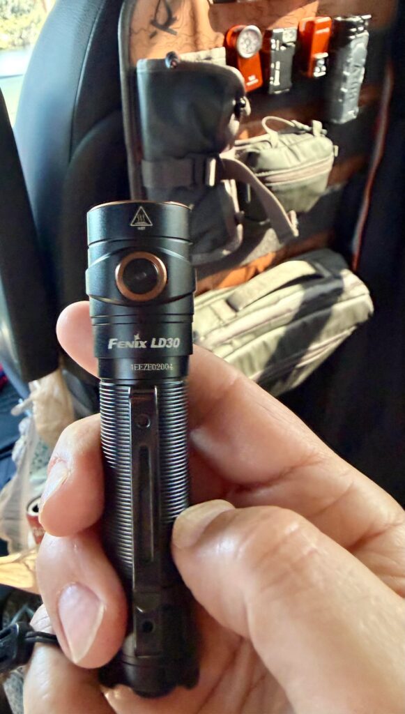 Flashlights in the van