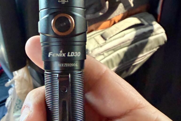 Flashlights in the van