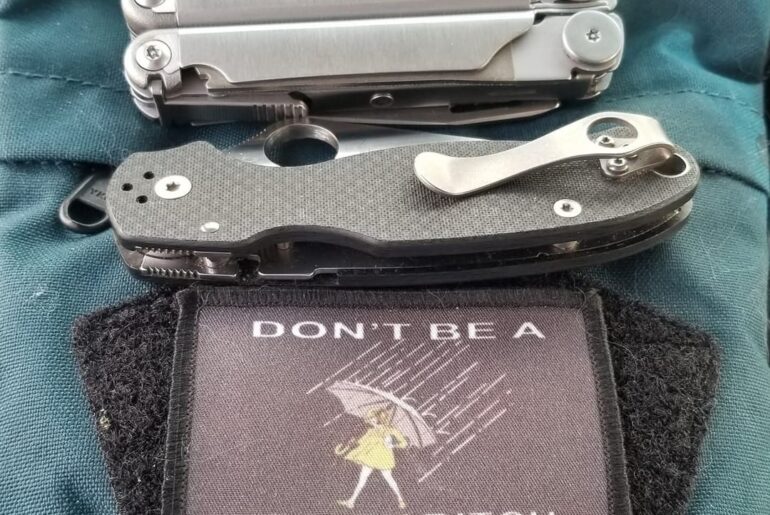 My typical bag carry.