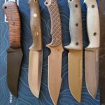 A Few of my Five inch Fixed Blades