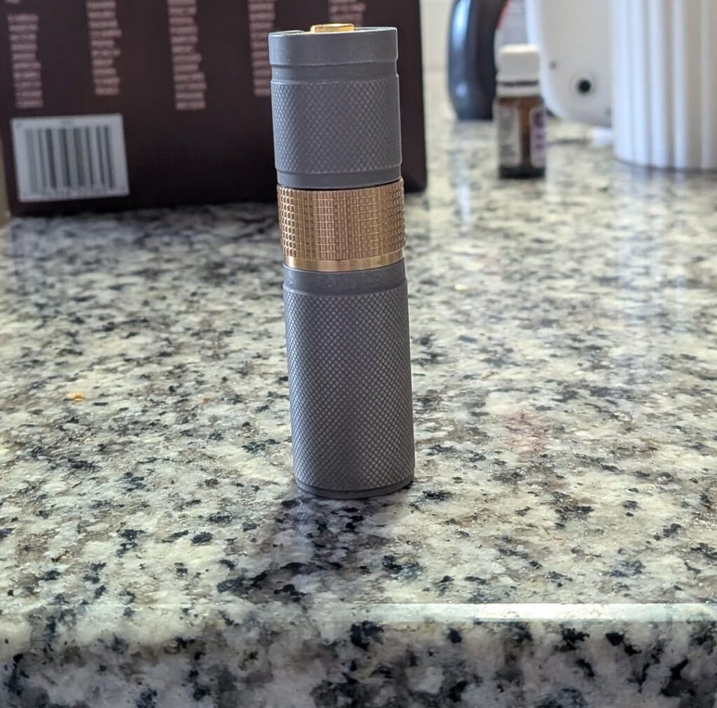 New light just came in. Stainless Convoy S6 with a brass 18350 SFT40 3000k