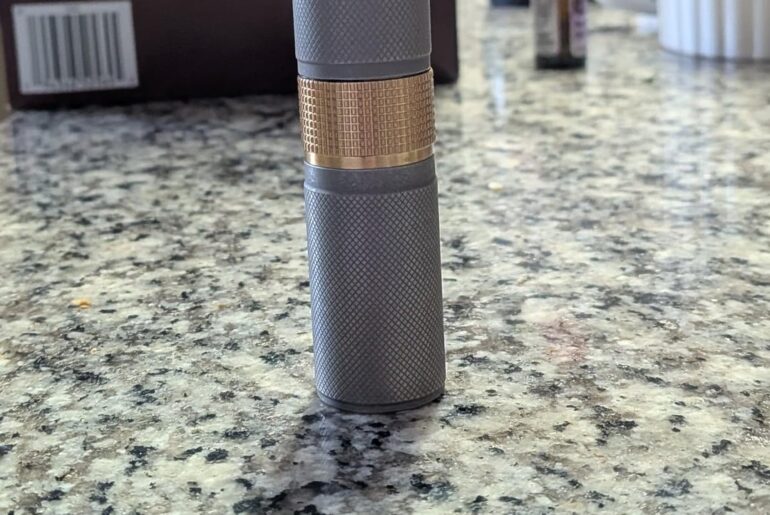 New light just came in. Stainless Convoy S6 with a brass 18350 SFT40 3000k