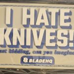 One of the cooler patch/add-ons I've gotten with a knife. Not schilling for BHQ. Just gave me a chuckle. Bear and Sons VIIII balisong.