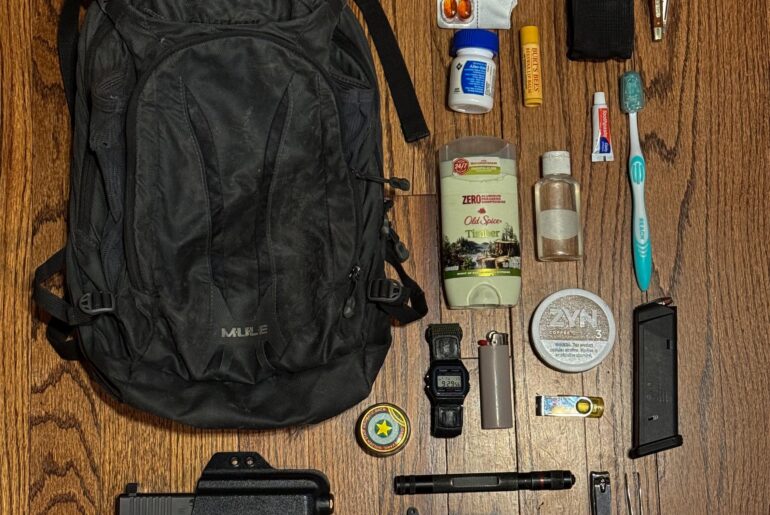 Regional manager EDC. Gotta travel between stores so I just keep potentially needs.