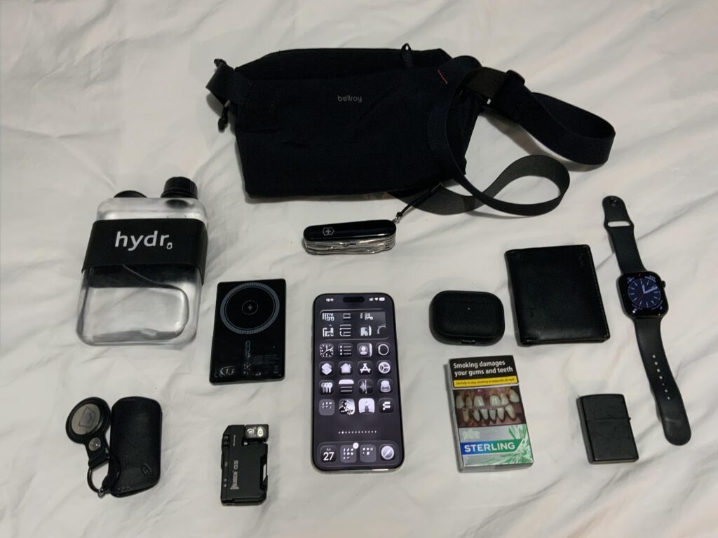 My mostly monochrome EDC