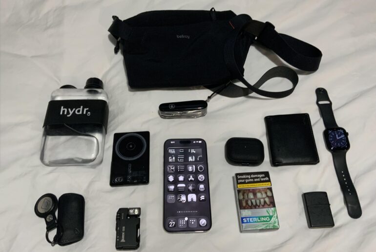 My mostly monochrome EDC