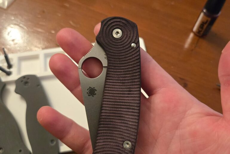 New scales and backspacer!!