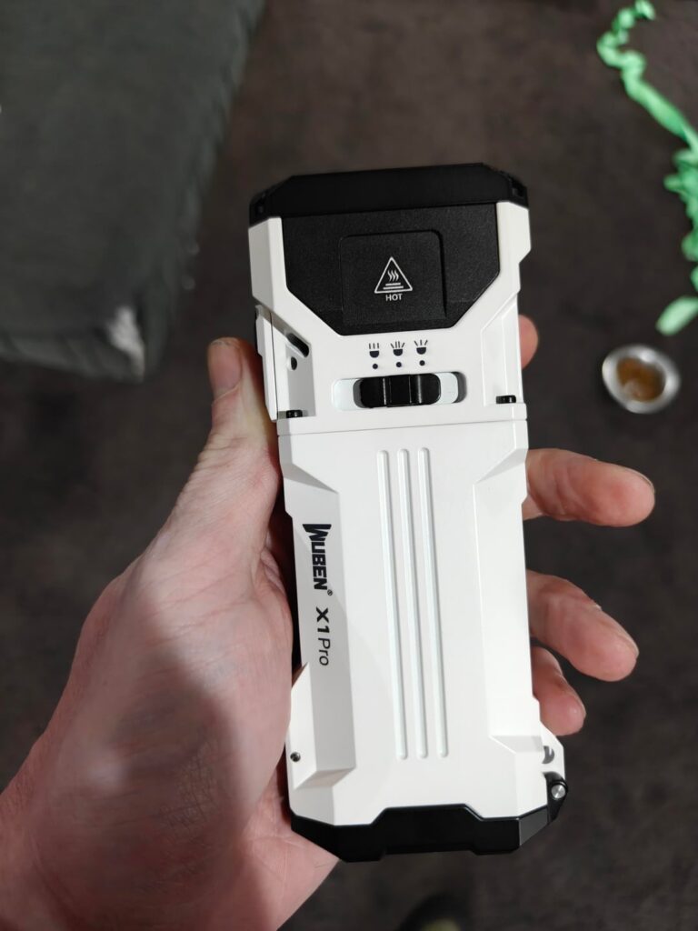 Wuben X1 Pro with beamshots
