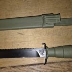 Glock 81,cheap but i like it. Great field knife in my opinion.