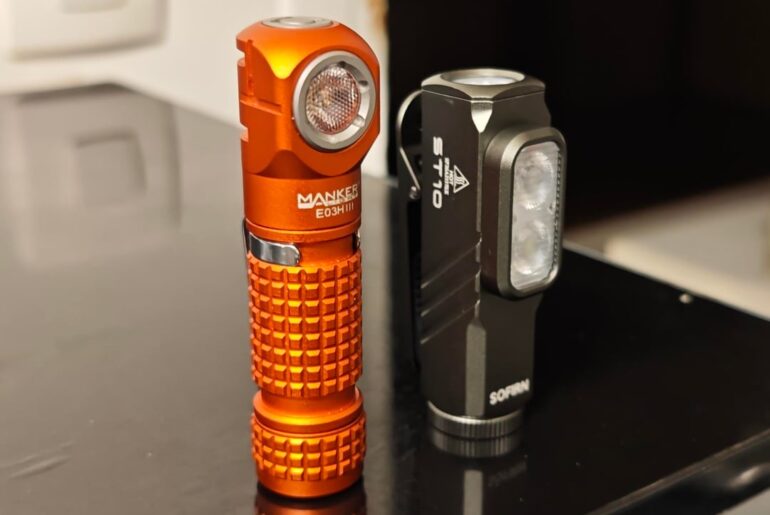 Manker E03H III and Sofirn ST10