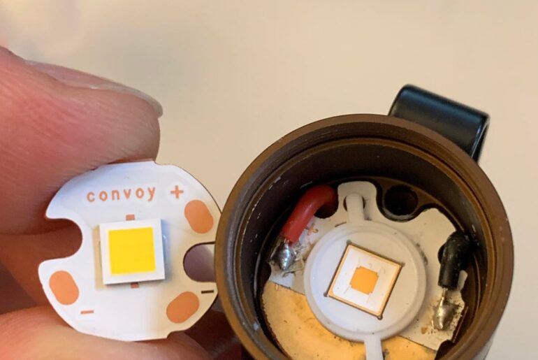 LHP531 4K swap Olight WM3