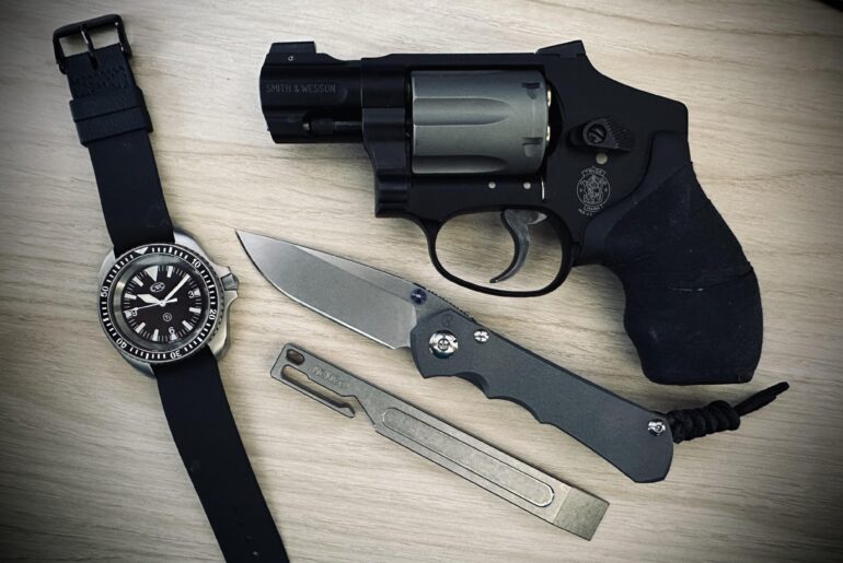 A few of my favorite titanium pieces that get carried everyday