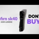 Sofirn SK40 review — battery test, outdoor beamshots, and what I liked / didn’t like