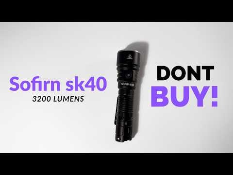 Sofirn SK40 review — battery test, outdoor beamshots, and what I liked / didn’t like