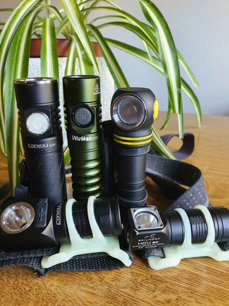 All Nichia!.....I ended up upgrading my regular flashlights with Nichia LEDs (better colors). 519a/719a/b35am