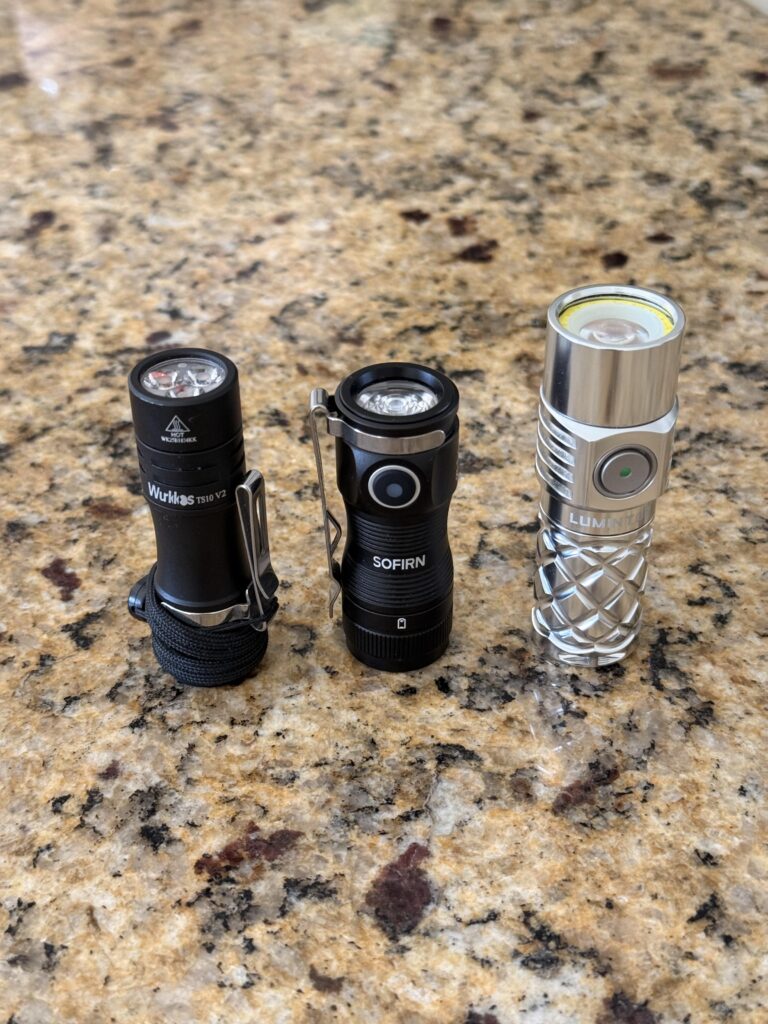 A few fun little lights. Still feel very new to them. What do you find in your pocket most often?