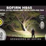 Sofirn HS45 - Powerful 21700 Headlamp with Active Cooling Fan