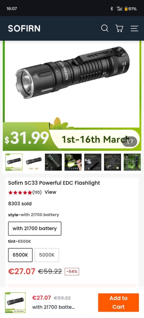 Flashlight for use on property