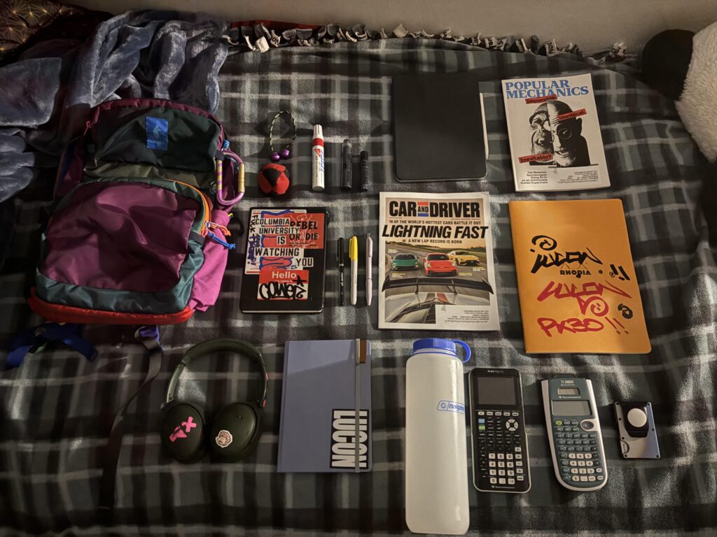 My daily bag as a college student. Whachu think?