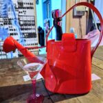 Went out last night: Prosecco & Glass in my Watering Can bag...