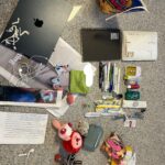 Guess my major .. unpictured : about 3 more lip products and some loose pills in an inner pocket i forgot to open while cleaning my bag