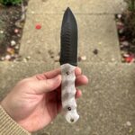 Today’s Blade: Half Face Blades Disaster Jr /// Elk Antler /// Patriot Pins /// Rockwork #NKD