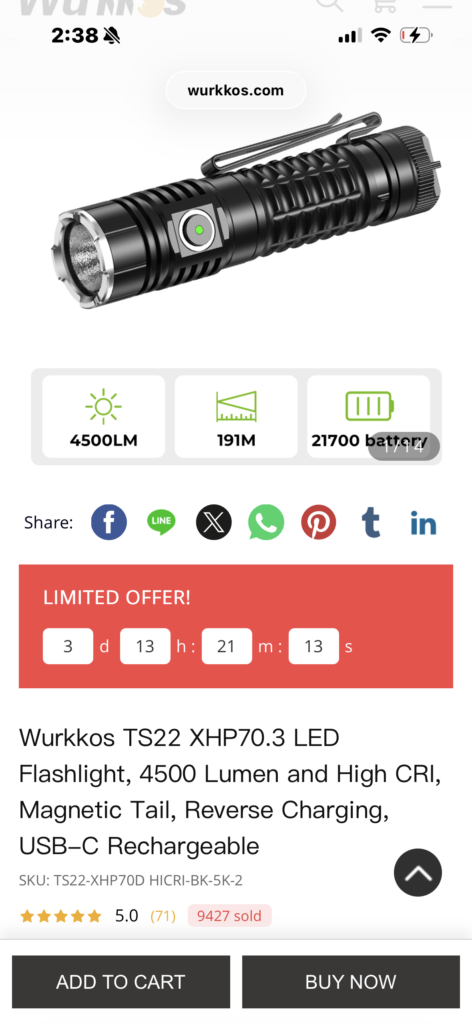 Thoughts on this for an EDC light?