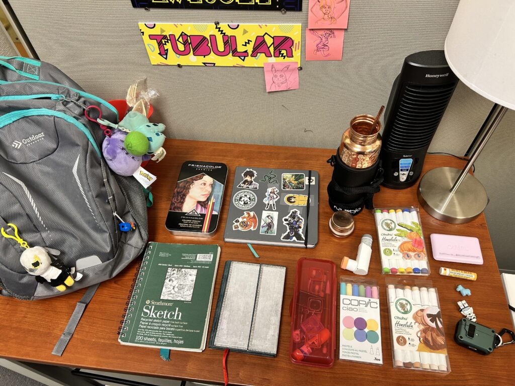 Emptied my work backpack. What ya got?