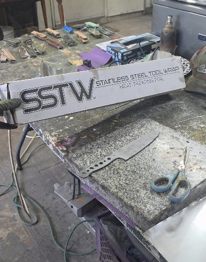 Heat Treated all the stainless AEB-L chefs today and one Fillet / Meat Carving Hybrid 🤙