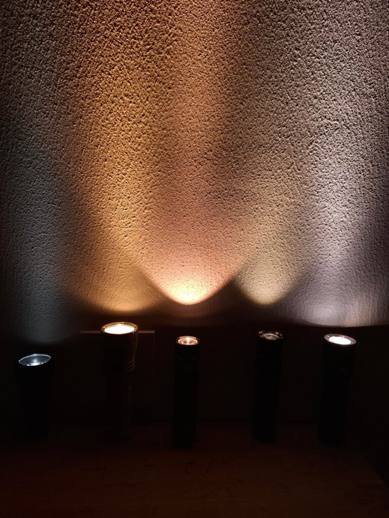 Tint Comparison [warm emitters]