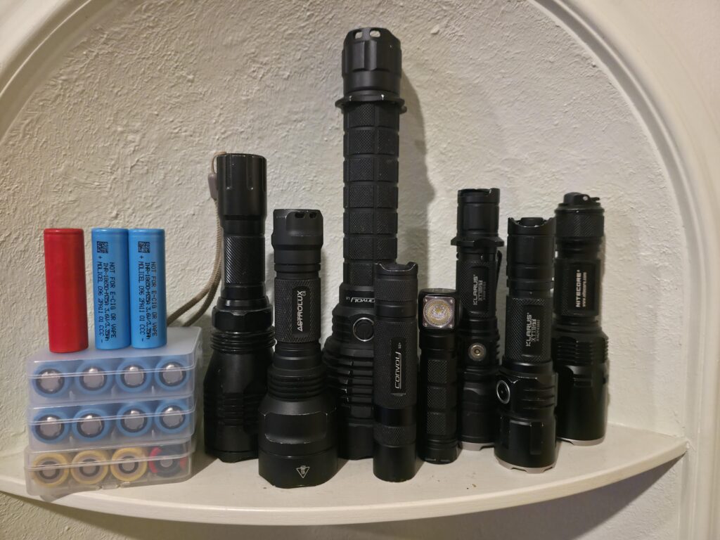 My Beginner Flashlight Collection