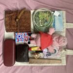 Going on a coffee date date date by myself, this is what I take with me.