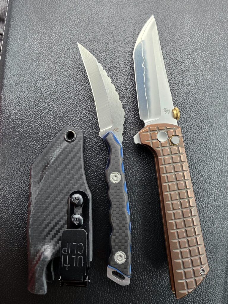 I love carrying my knives to work even though I don't really need them