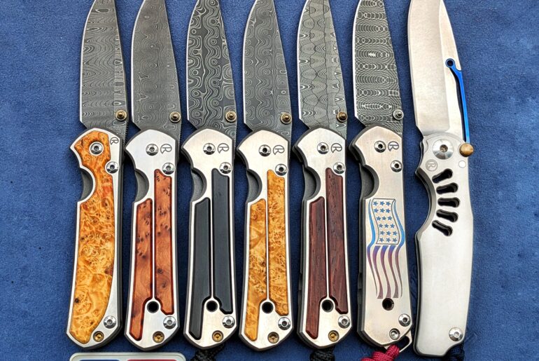 Small Sebenza in various versions and Ti-Lock