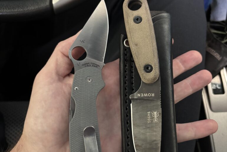 One for the pocket one for the truck and occasionally the belt.