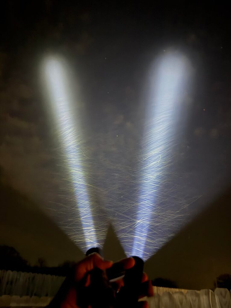 New Modlite 18350 OKW V2 Beamshots vs Surefire EDC1 DFT Turbo
