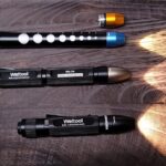 A few of the Weltool M6 series pen lights - beams and color measurments