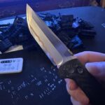 Nkd- NMB chop 2 crossbar with carbon scales. Ordered from knifecenter on Friday and it arrived today. Such an awesome knife. What a looker.